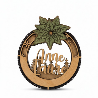 Boule de noël personnalisable